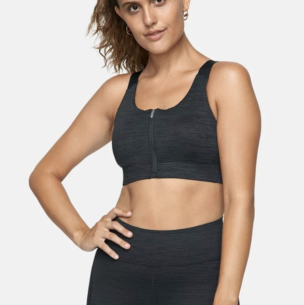 Outdoor Voices Zip Bras - 2-for-1 -Size Large